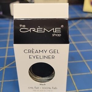 The Crème Shop Black Creamy Gel Eyeliner 4g New Sealed Box